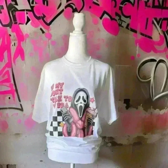 Women's White T-Shirt (Don't Talk to Me Era) Size L - Picture 1 of 3